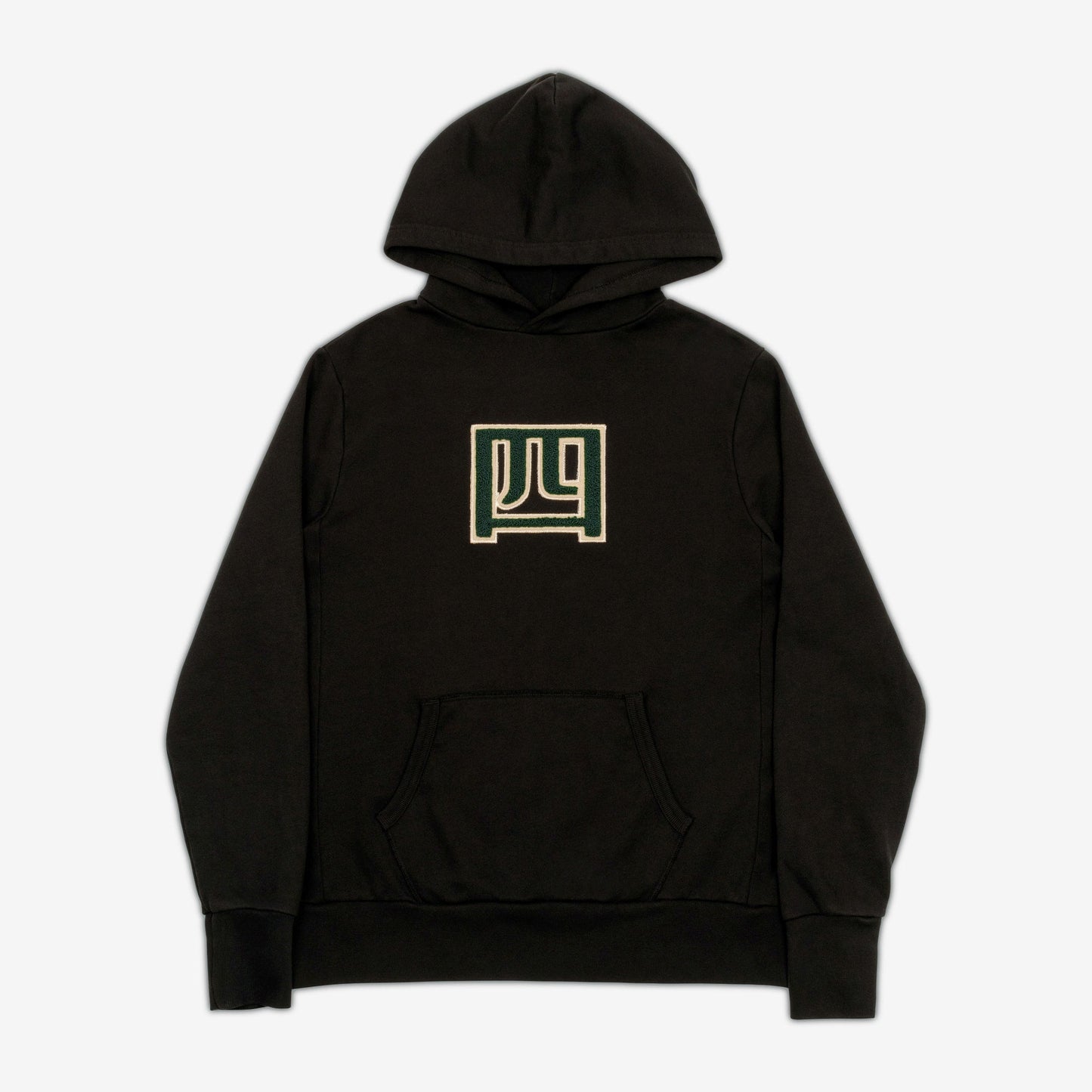 Yonsei Chenille Hoodie - Black
