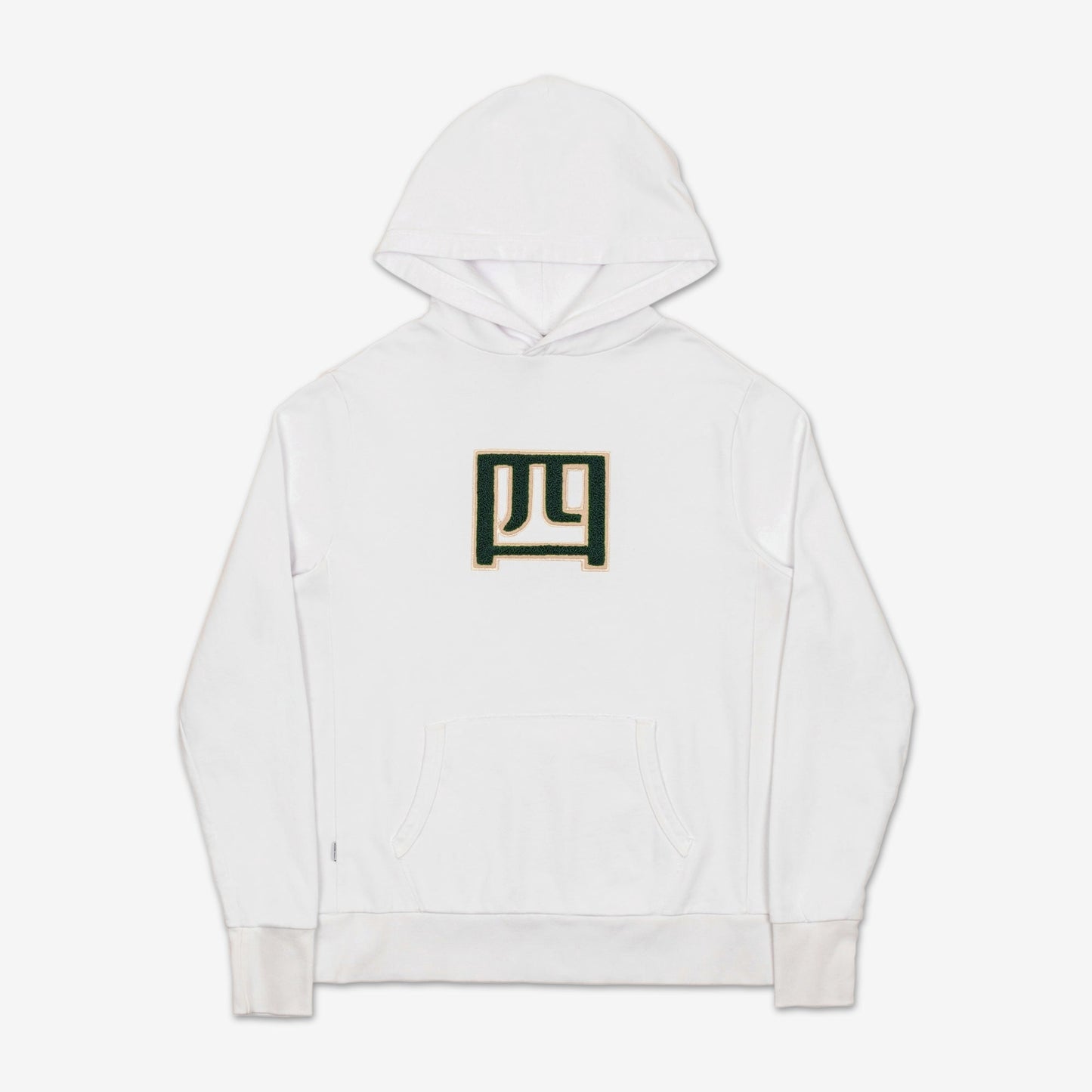 Yonsei Chenille Hoodie - White