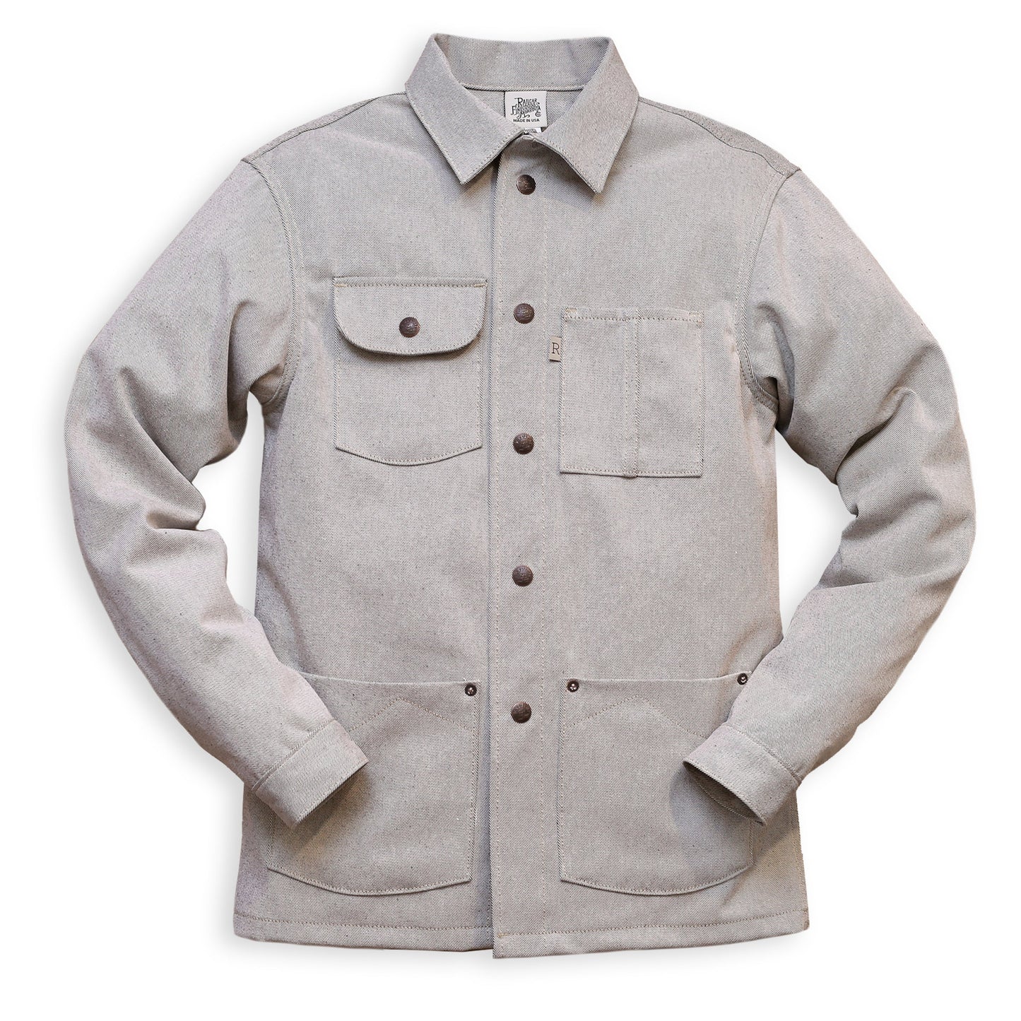 Chore Coat Oatmeal Denim