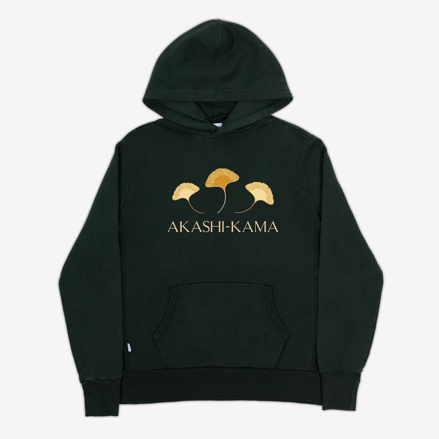 Ginkgo Leaf Hoodie - Nori Green