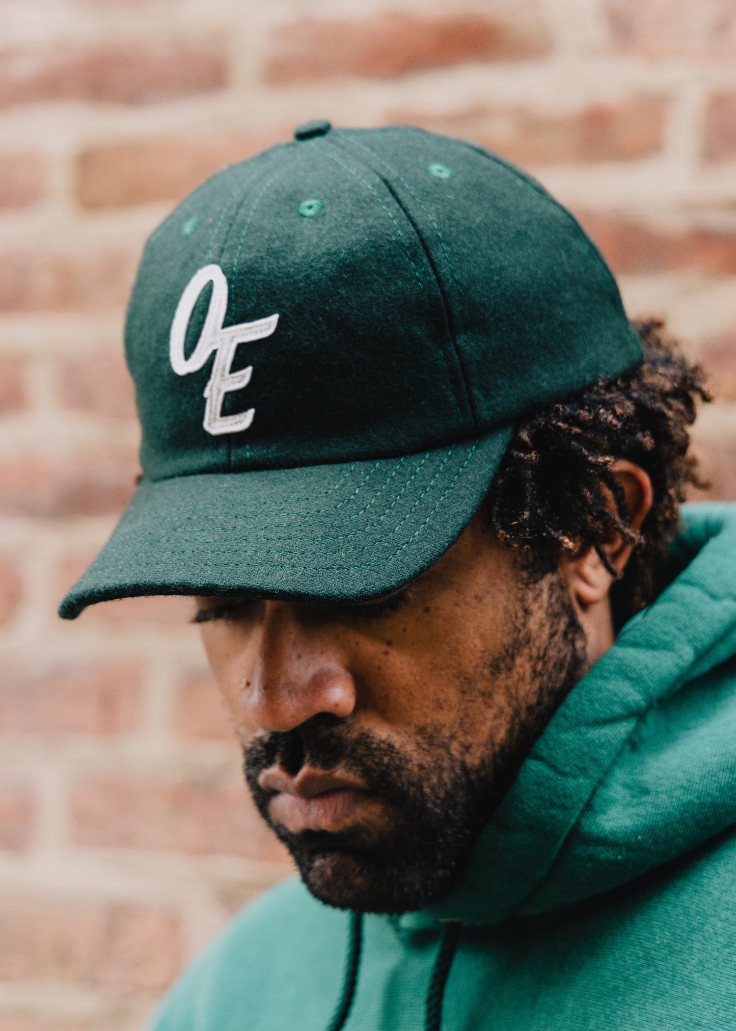 O.E. Wool Script Cap