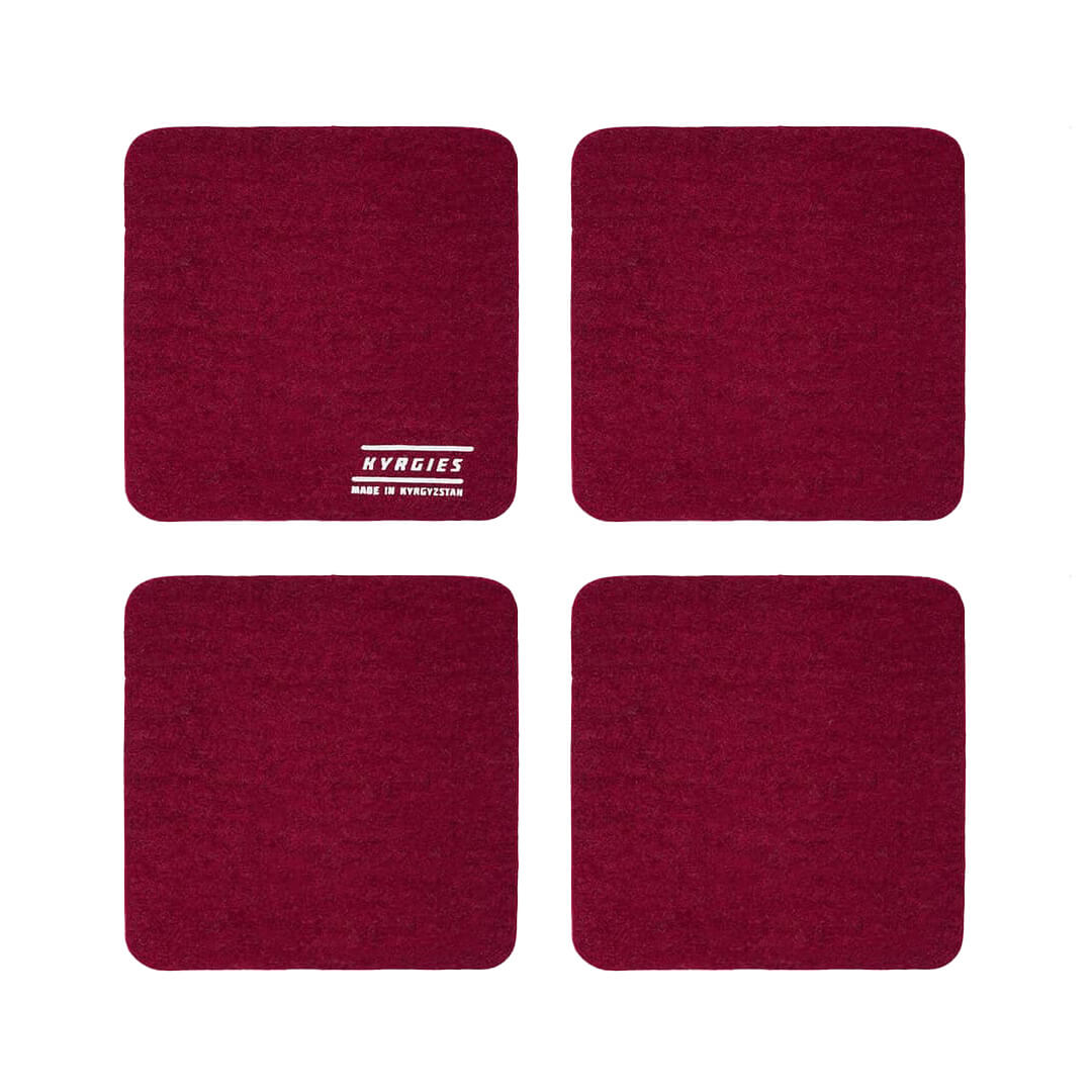 Kyrgies Coaster 4-Pack - Magenta
