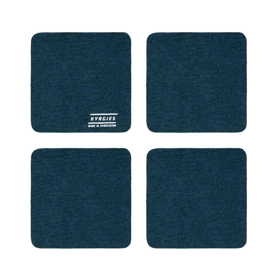 Kyrgies Coaster 4-Pack - Navy