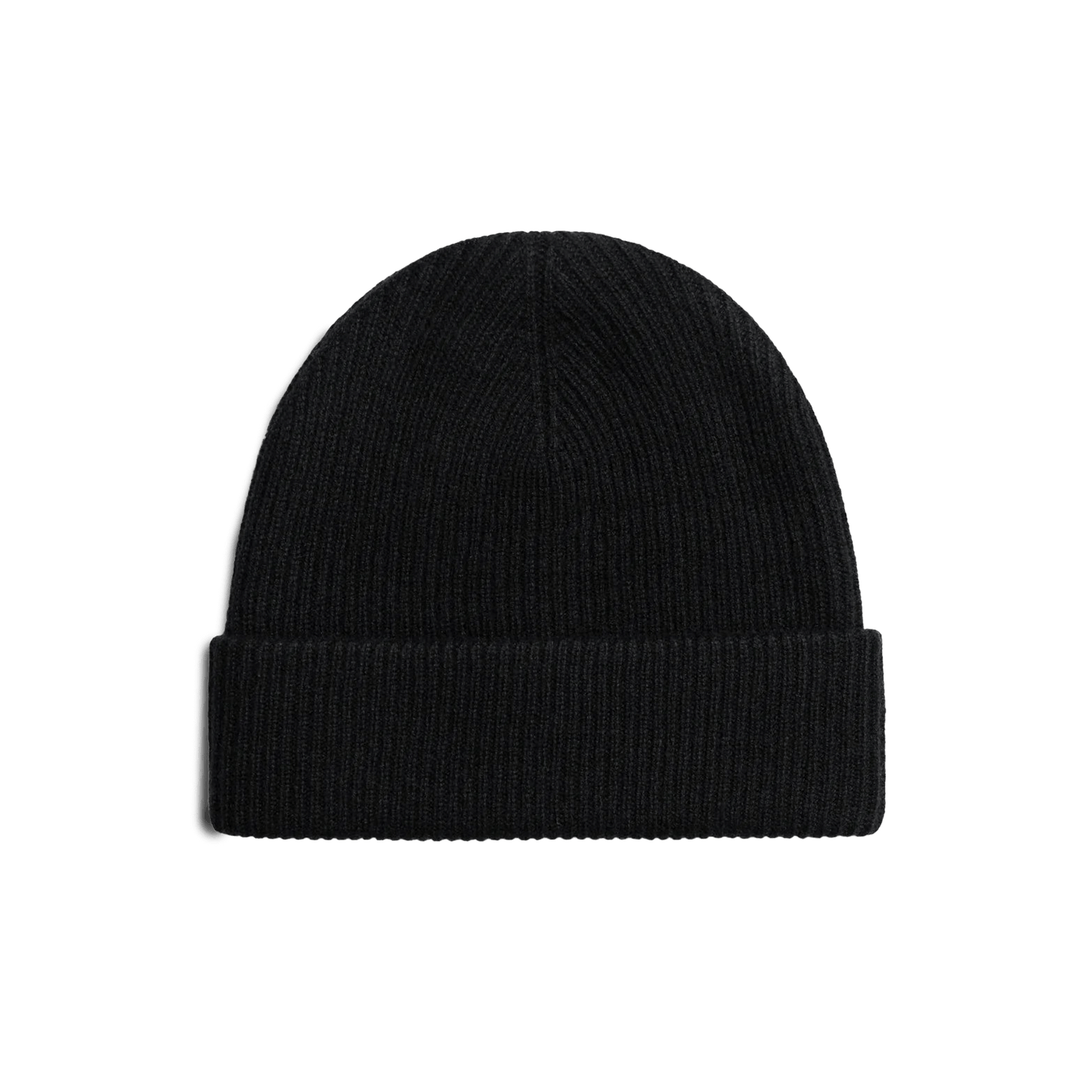 Merino Wool / Cashmere Beanie - Black