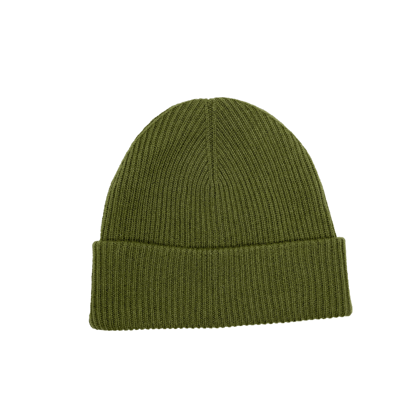 Merino Wool / Cashmere Beanie - Moss