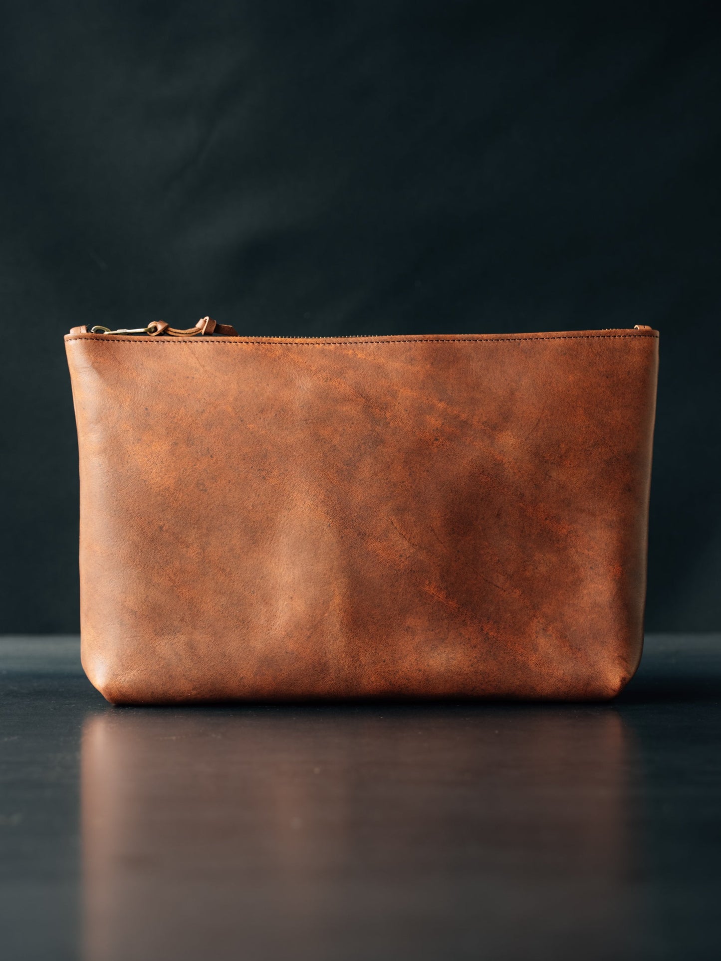 Dylan Zip Pouch - LARGE - Badalassi Carlo Cognac Nemesis