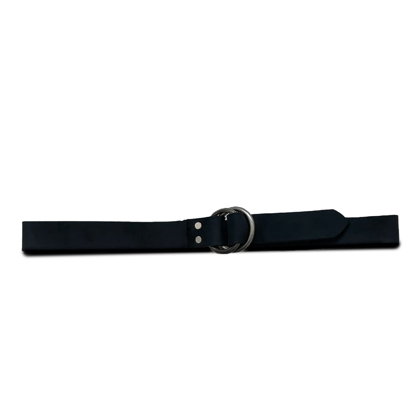 O-Ring Signature Leather Belt - Black