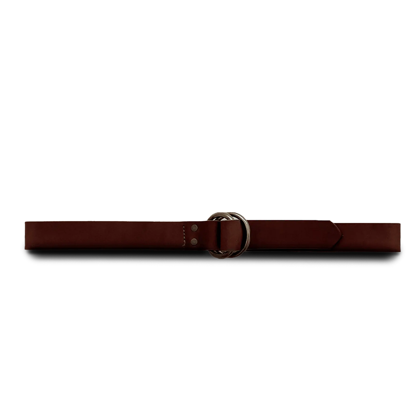 O-Ring Signature Leather Belt - Brown