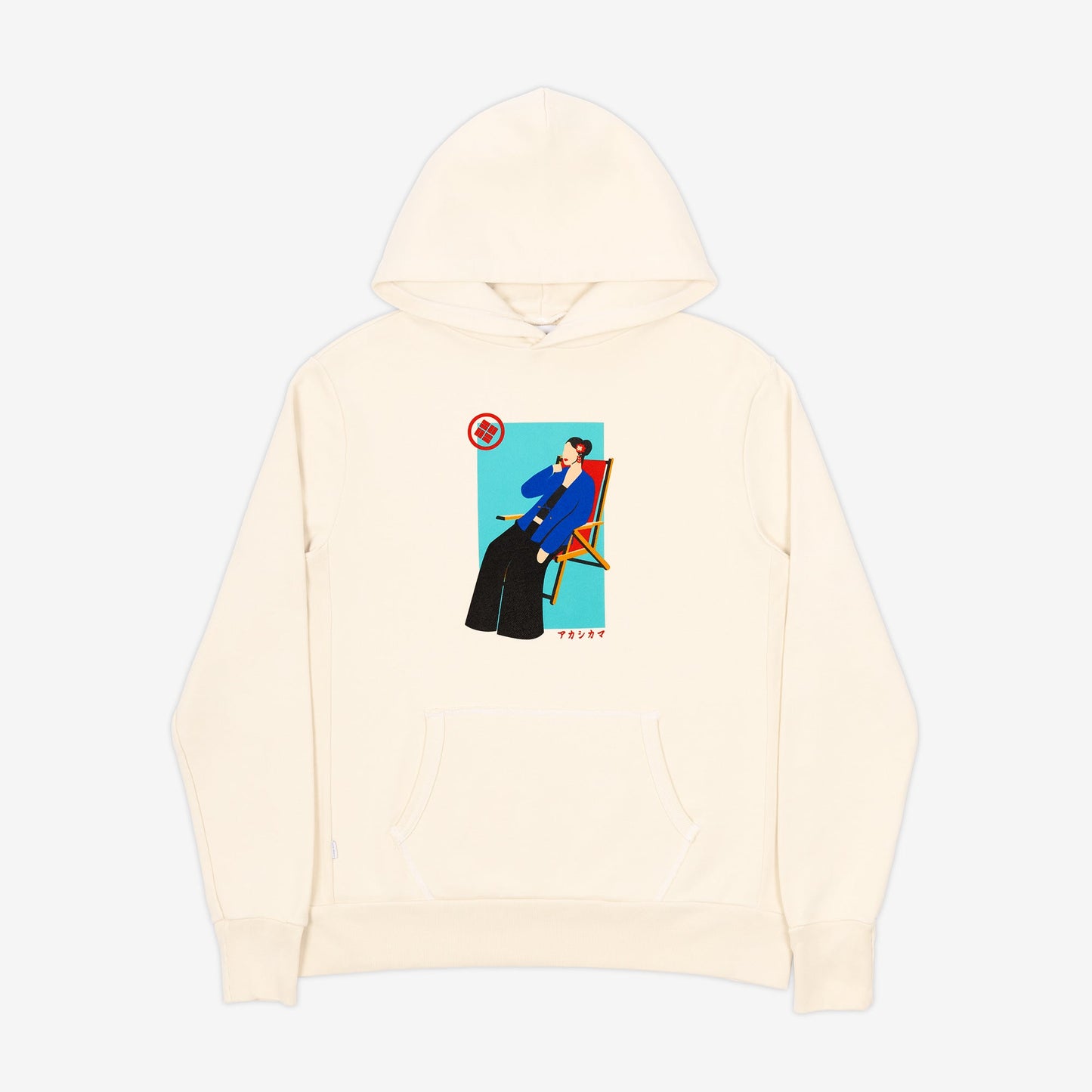 Riviera Woman Hoodie - Cream