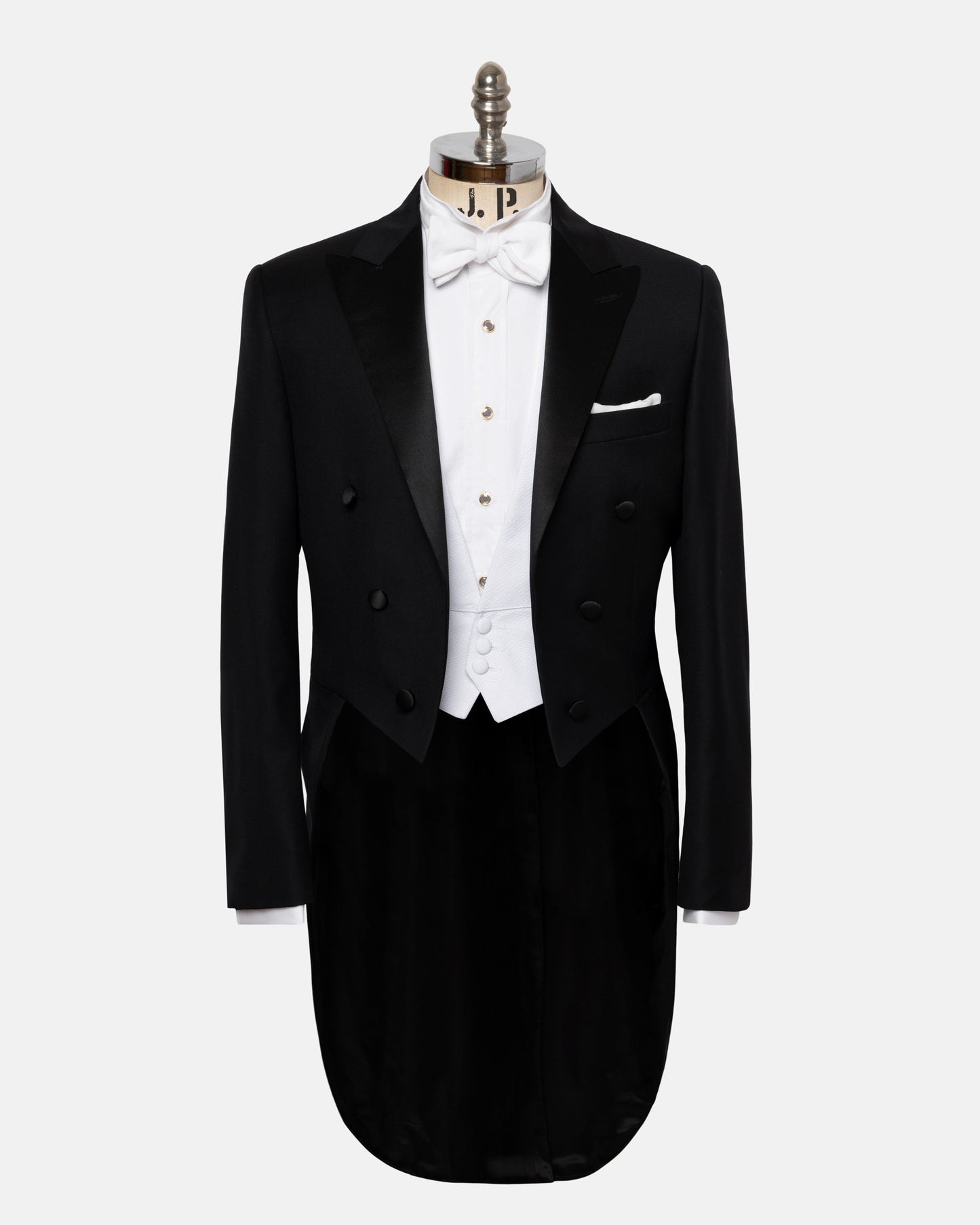 Made-in-USA Formal Evening Tailcoat and Trousers - Custom Make