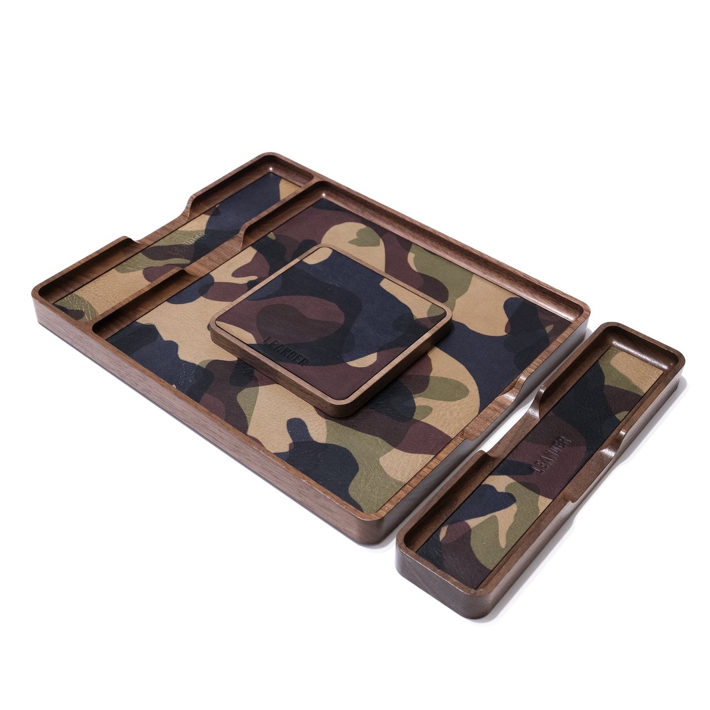 Walnut and Leather - Always Organized Bundle