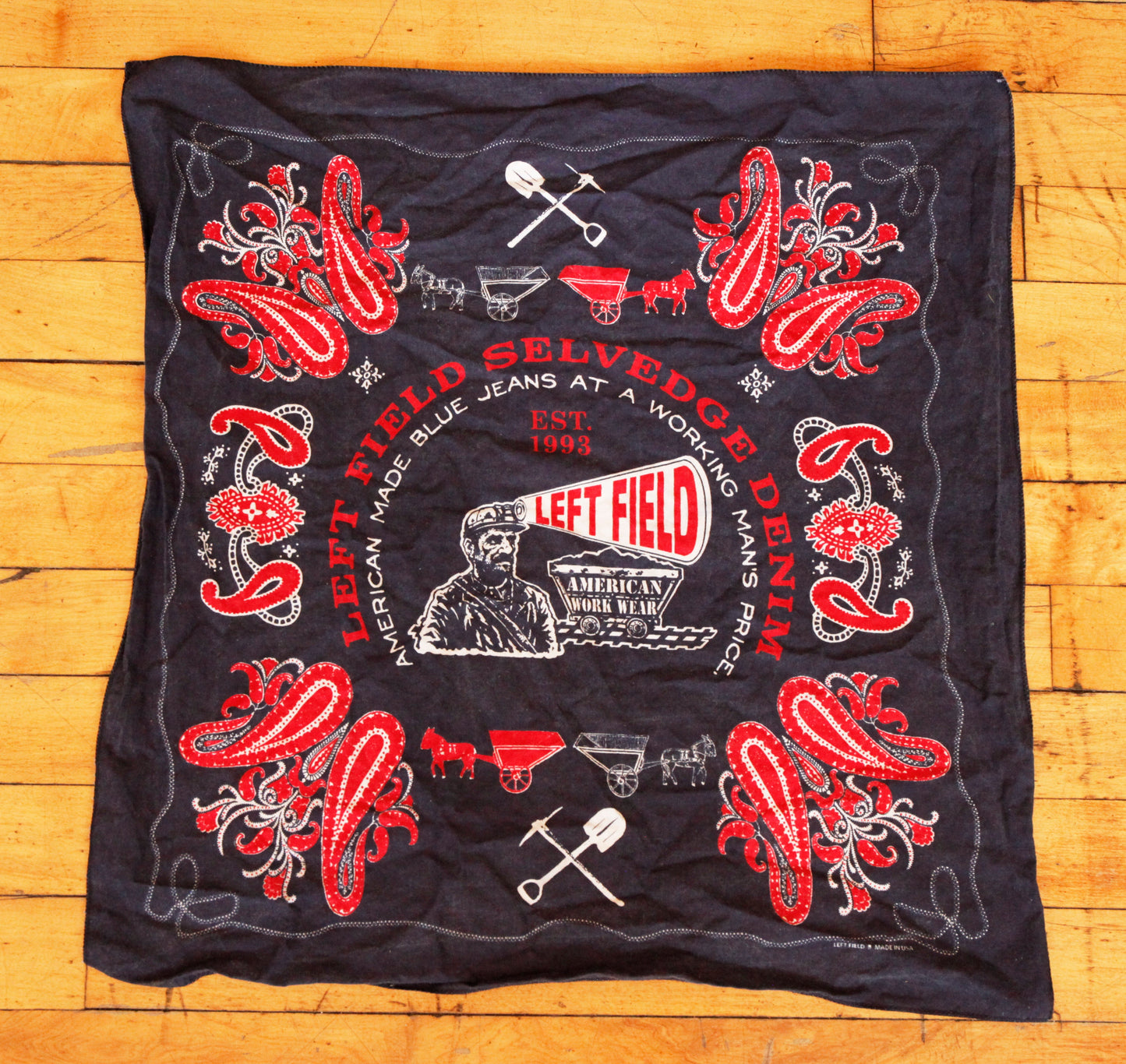 Left Field Rotary Printed Bandana