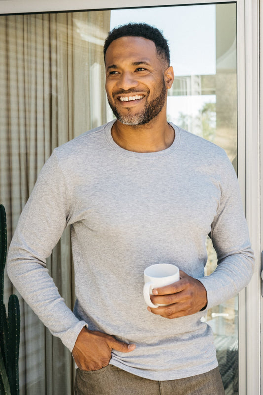 The Drill Double Knit - Heather Gray