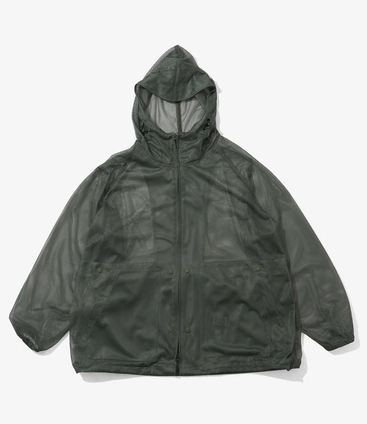Mesh Parka for Nepenthes NY and Blue in Green - Olive