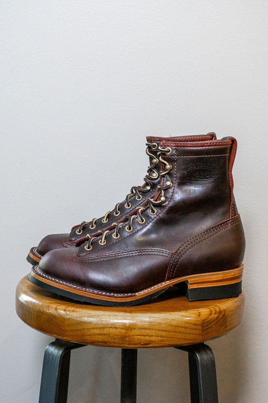 Wesco Boots Jobmaster - 8" Burgundy Lace to Toe