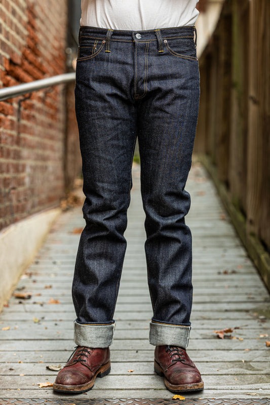 The Flat Head 3002 Slim Tapered - 14.5oz Selvedge Denim (Unsanforized)