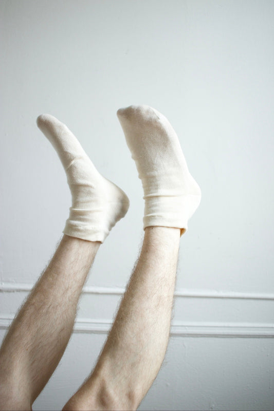 100% Organic Cotton 1/4 Crew Socks