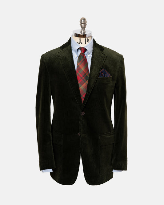 Made-in-USA Olive Duca Visconti Corduroy Sport Coat