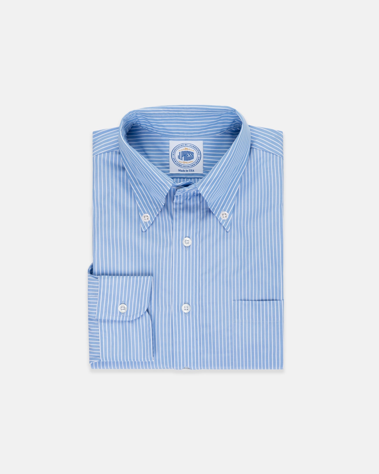 GOLD LABEL DRESS SHIRT - BLUE BANKER STRIPE