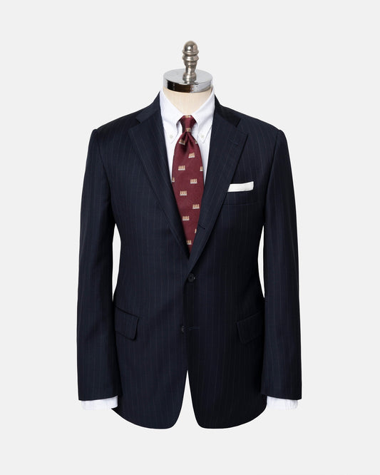 NAVY CHALKSTRIPE 120s WOOL SUIT