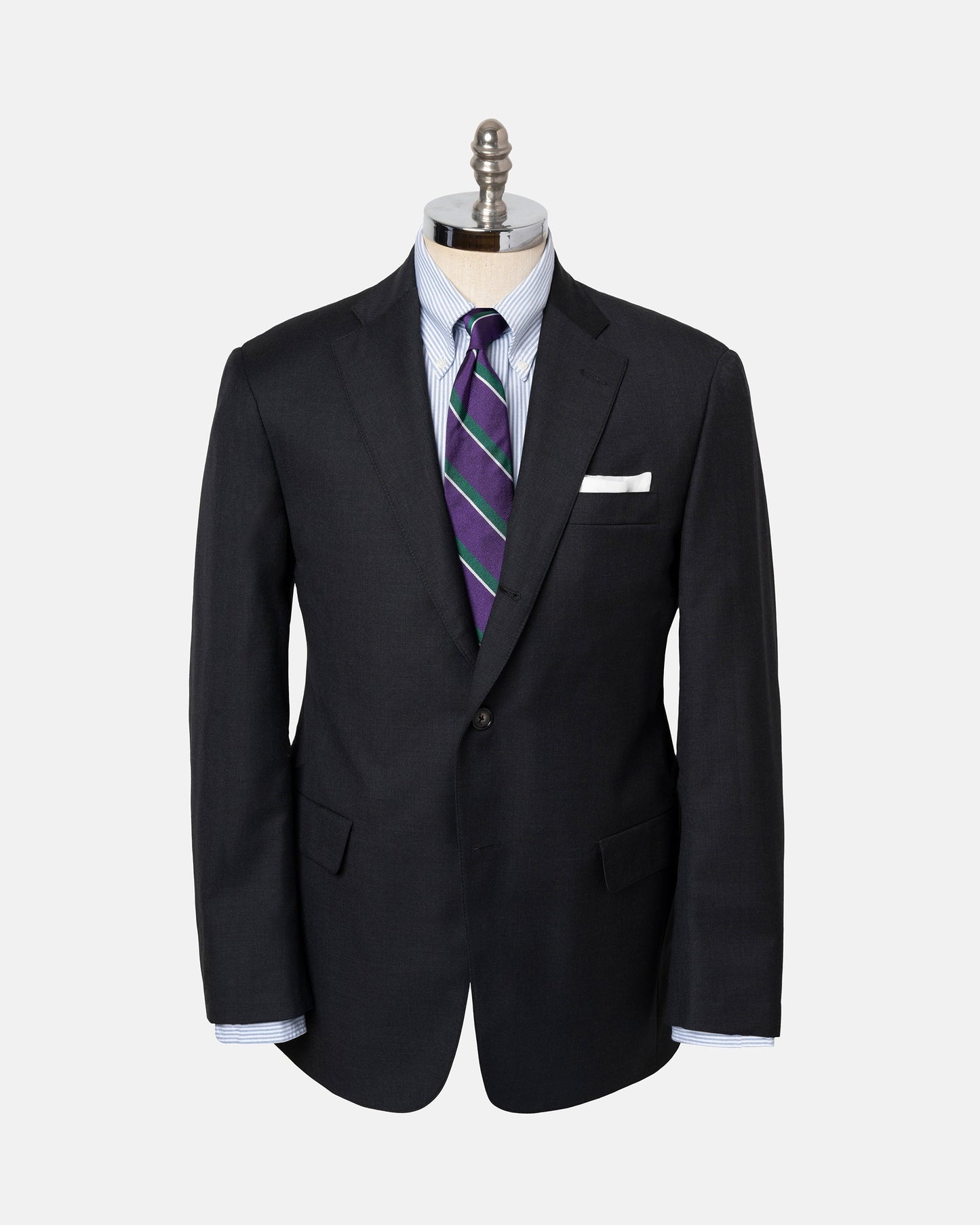CHARCOAL GREY SOLID SUIT