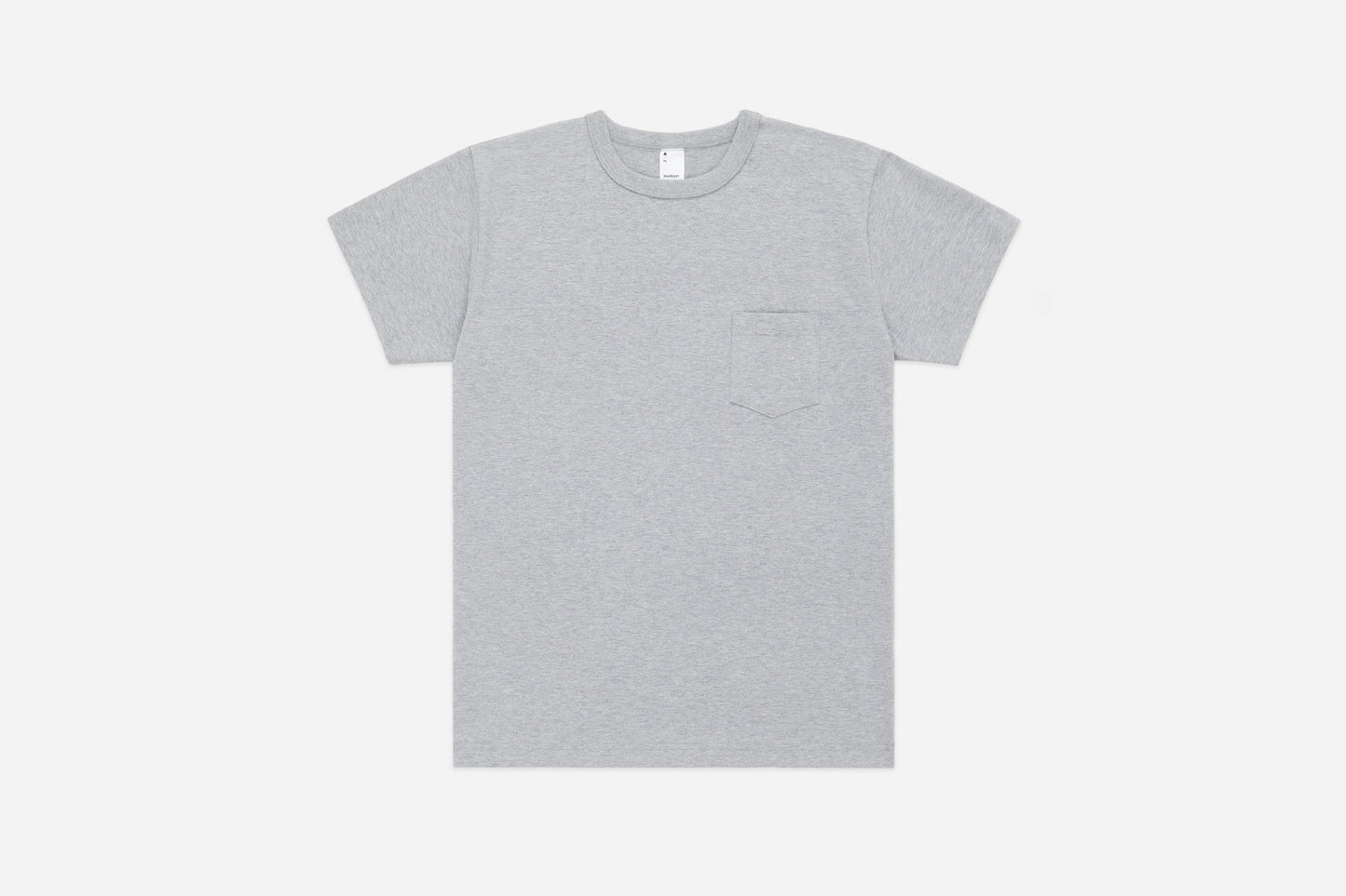 Heavyweight Pocket T-Shirt ~ Heather Grey (2 Pack)