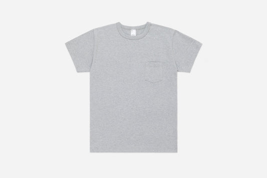 Heavyweight Pocket T-Shirt ~ Heather Grey (2 Pack)
