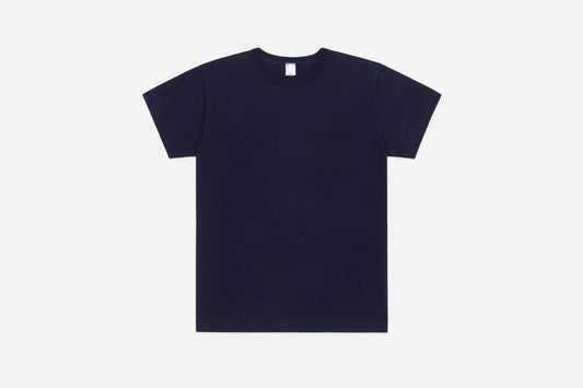 Heavyweight Pocket T-Shirt ~ Indigo (2 Pack)