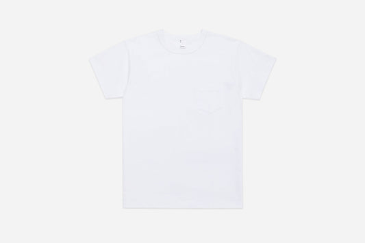 Heavyweight Pocket T-Shirt ~ White (2 Pack)