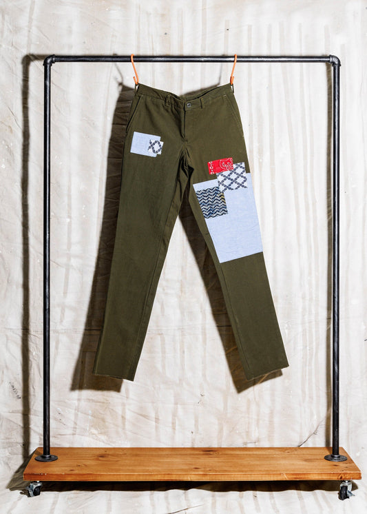 Hamid Holloman x Sanded Slim Canvas Pant – Size 30
