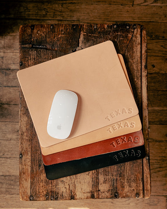 Leather Mouse Pad | Texas | Manready Mercantile
