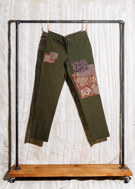Hamid Holloman x Sanded Slim Canvas Pant – Size 34