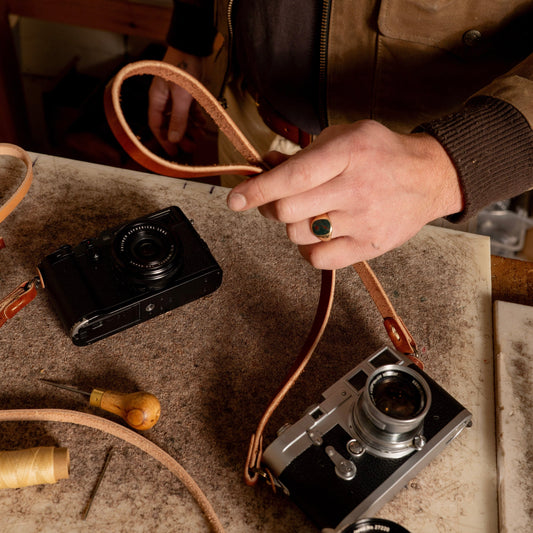 Long Camera Strap - Brown
