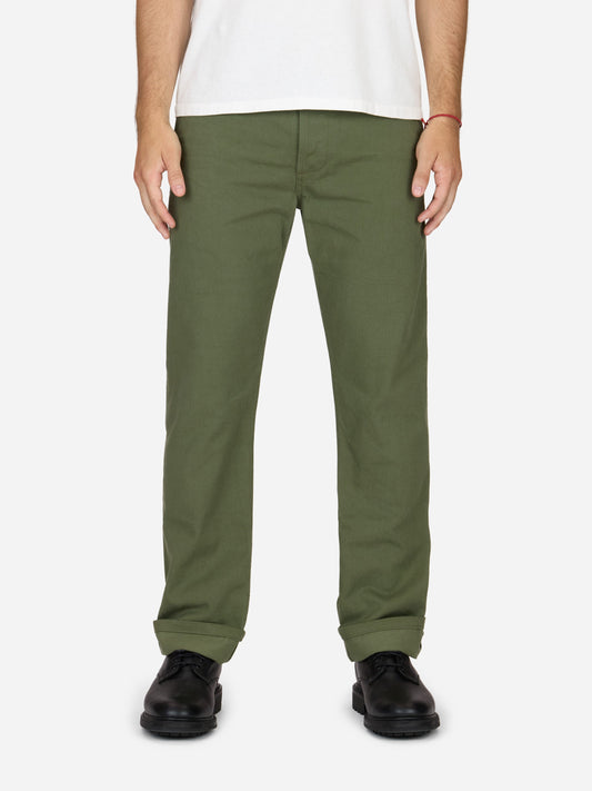 CH-55x ~ Olive Selvedge Chino