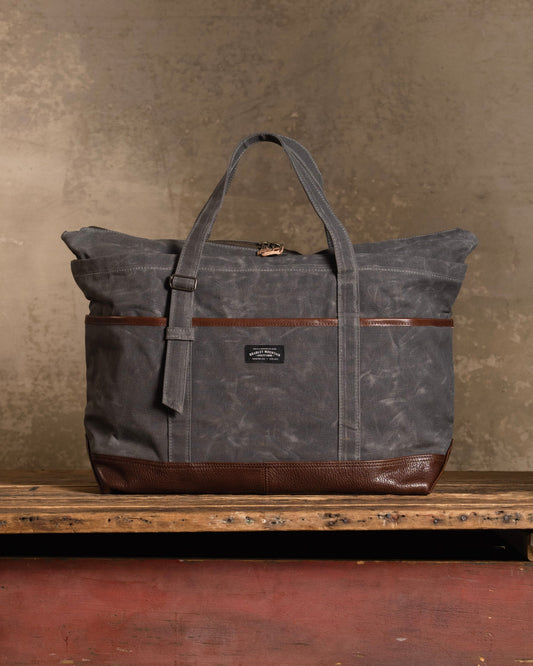 Charter Zipper Tote - Smoke