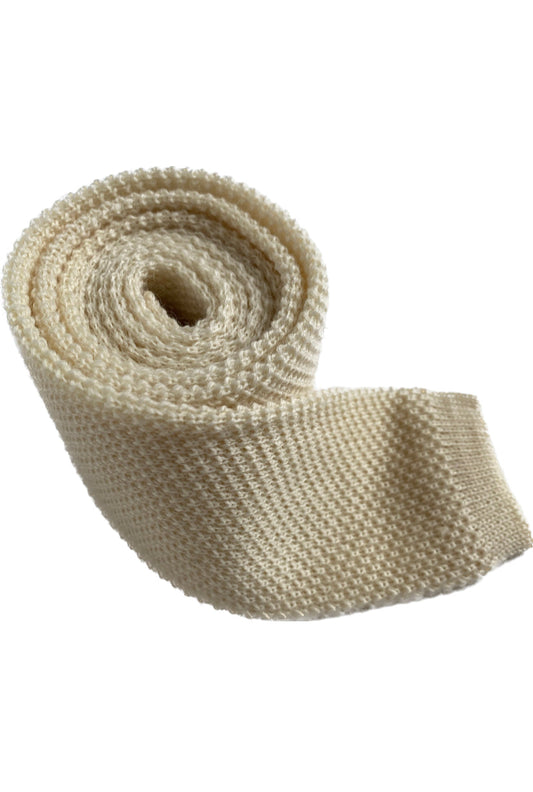 Undyed Knit Necktie