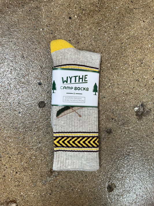 Canoe Recycled Cotton Camp Socks