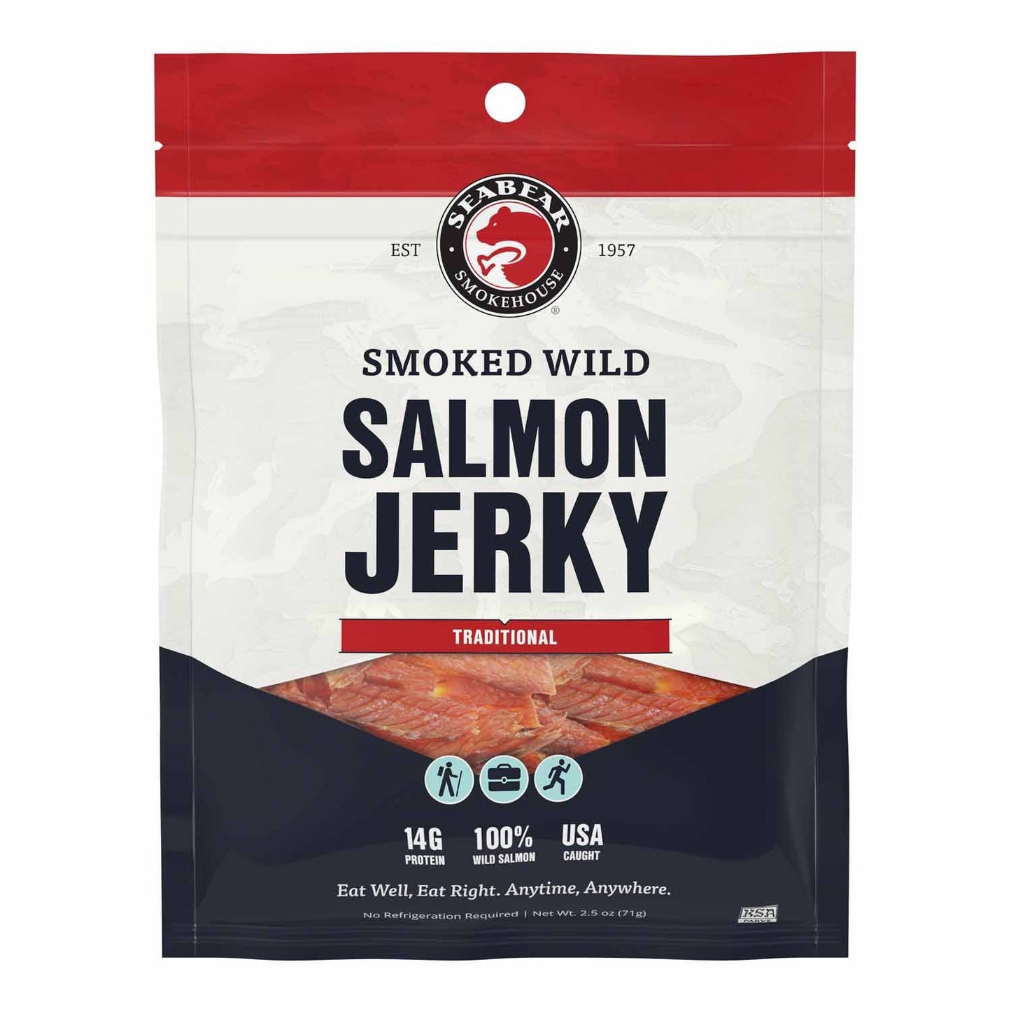 Smoked King Salmon Jerky | Seabear Smokehouse