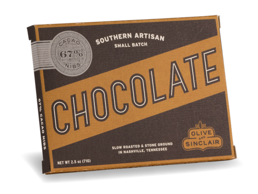 Cacao Nib Chocolate Bar | Olive & Sinclair Chocolate