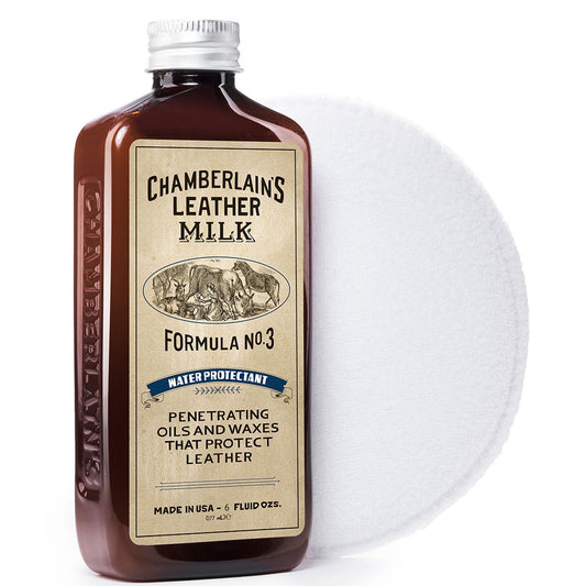 Leather Milk® Water Protectant No.3 6oz w pad Z99Y013