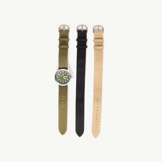 Military Watch - Silver / Drab