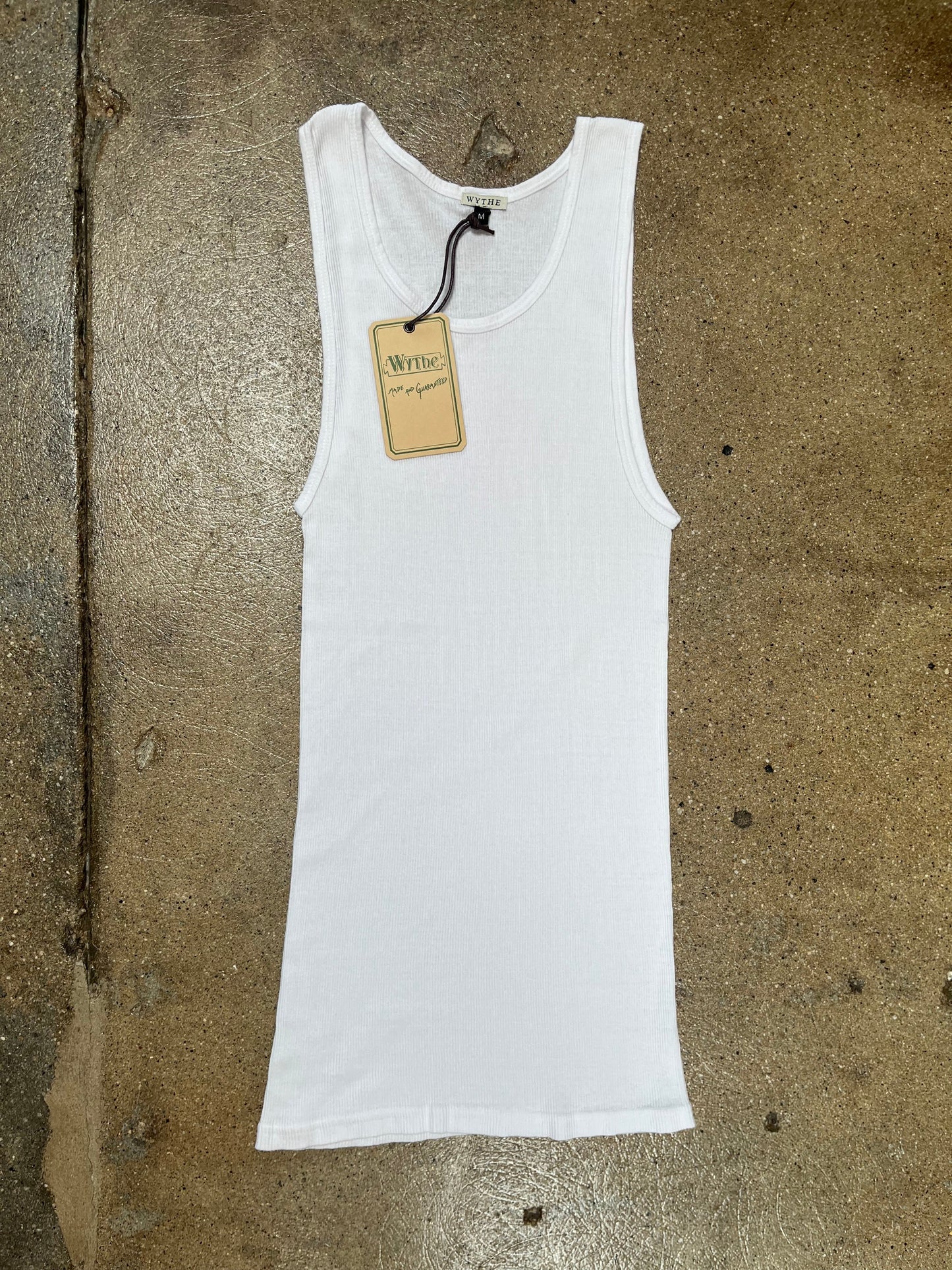 Tubular Ribknit Tank Top Natural