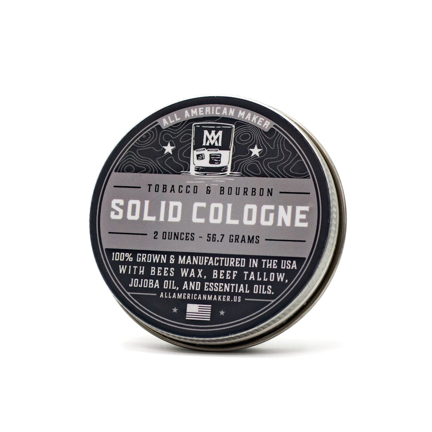 Tobacco & Bourbon Solid Cologne