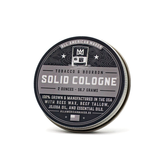 Tobacco & Bourbon Solid Cologne