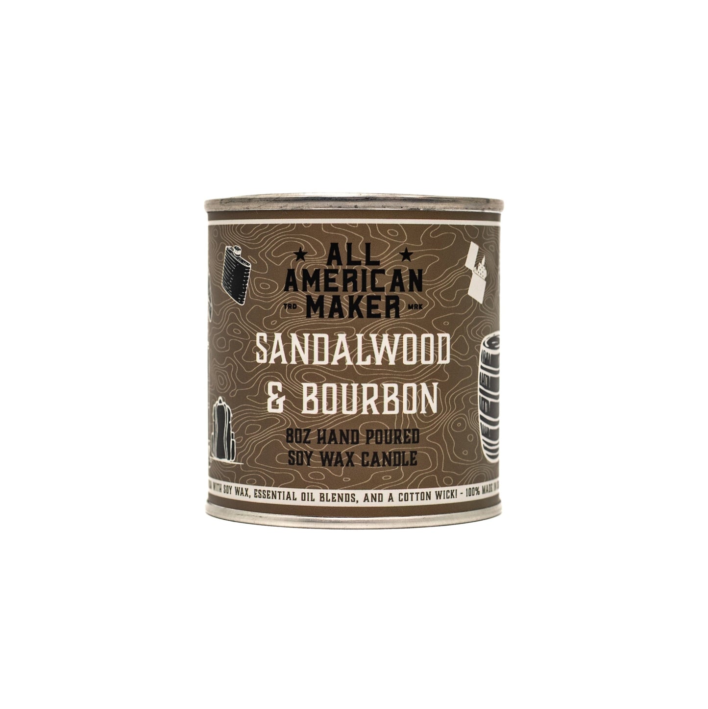 Sandalwood & Bourbon Candle