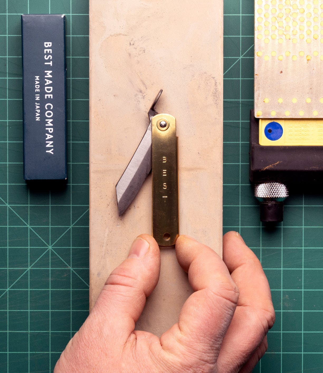 Mid Brass Higo Knife