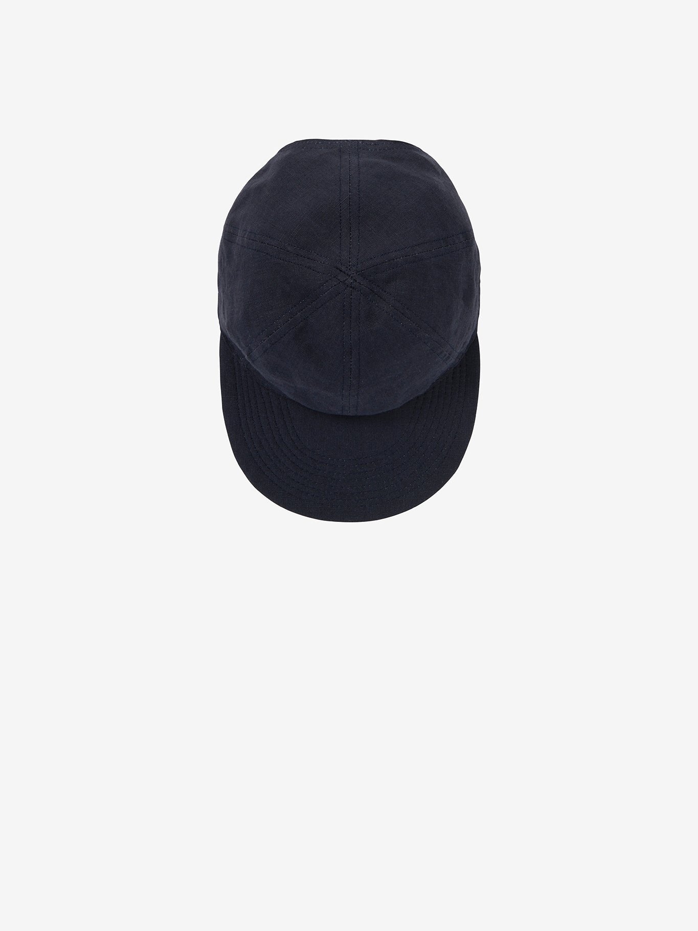 Cap in Navy Blue Linen