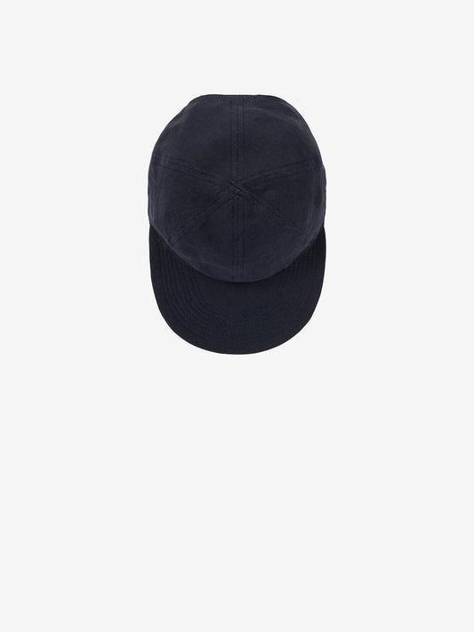 Cap in Navy Blue Linen