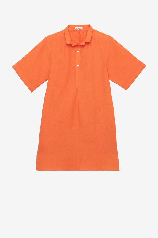 Belgian Dress in Mango Linen