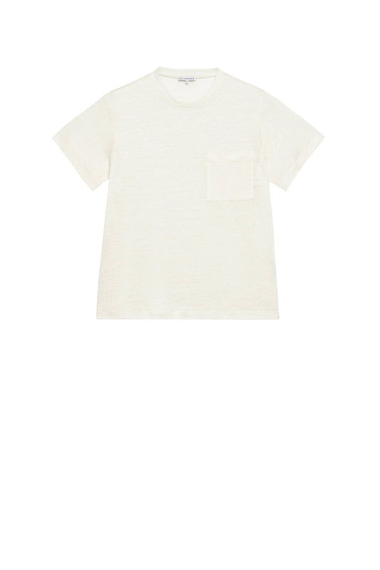 Linen Tee in White